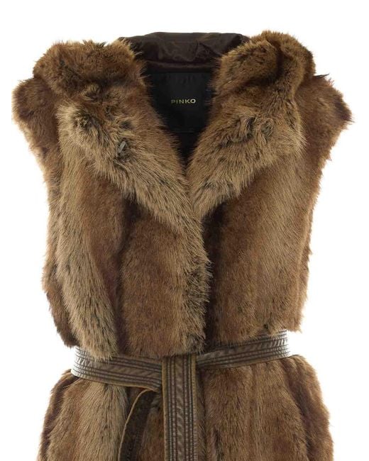 Pinko Brown Galeris Vest