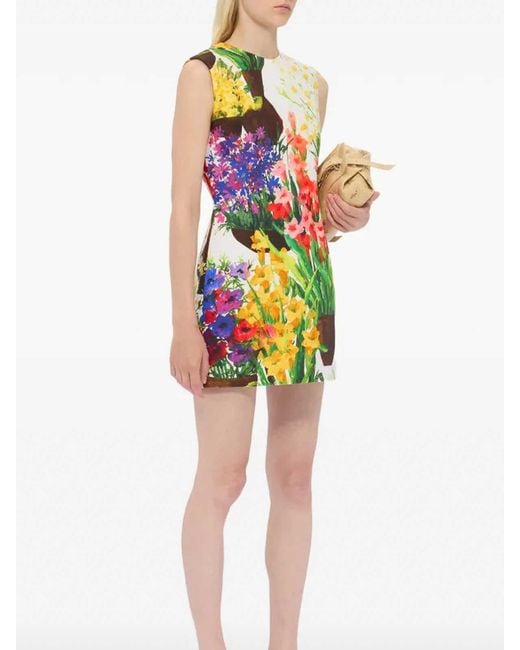 MSGM Green Dress