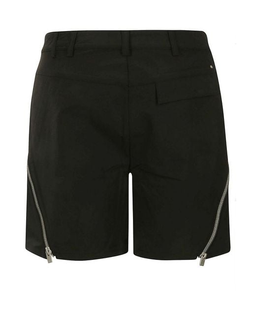 HELIOT EMIL Black Vistula Cargo Shorts for men