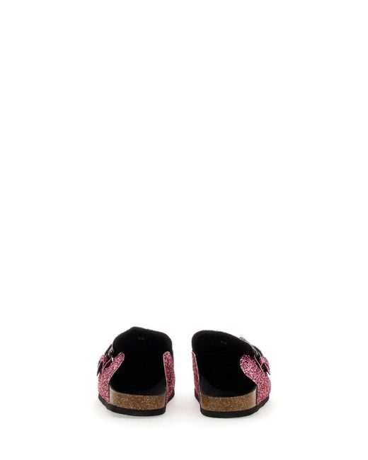 Philosophy Di Lorenzo Serafini Purple Glittered Mules
