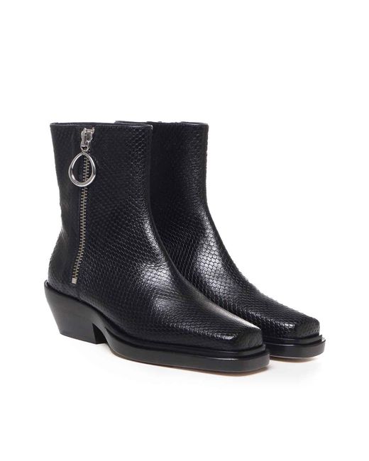 Dondup Black Camperos Leather Boots