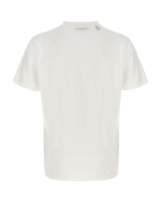 Tom Ford White Logo Embroidery T-Shirt for men