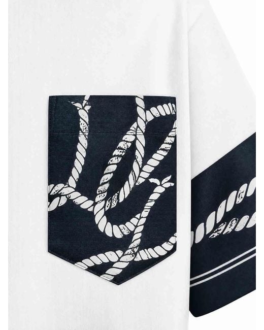 Dolce & Gabbana White T-Shirt Corde Fblu for men
