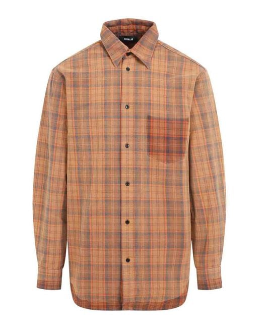 Egonlab Brown Over Shirt for men