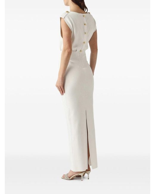 Elisabetta Franchi White Carpet Dress