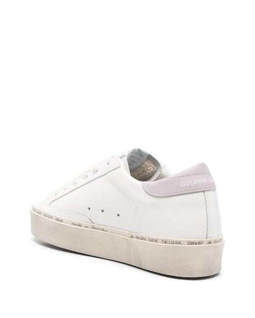 Golden Goose Deluxe Brand White Hi Star Sneakers