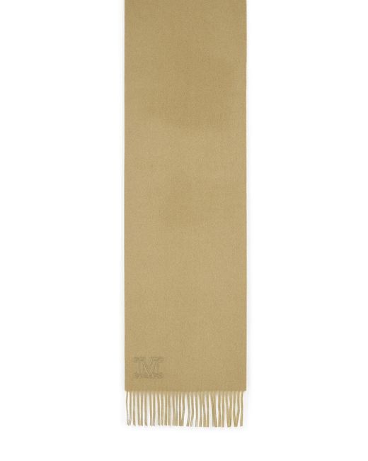 Max Mara White Wsdalia' Cashmere Stole
