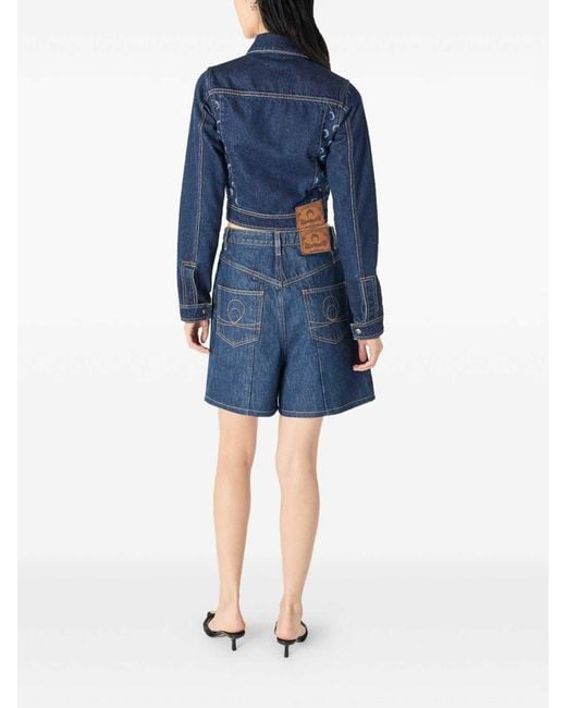 MARINE SERRE Blue Jacket