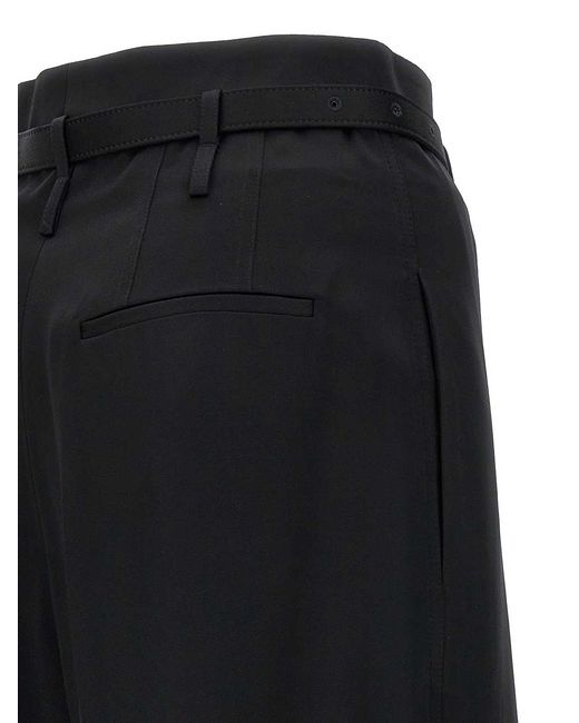 Jil Sander Black Tailored Trousers
