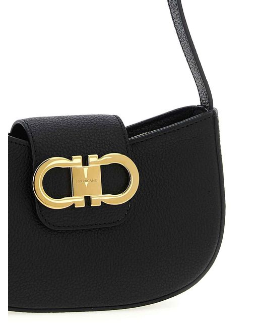 Ferragamo Black Gabry Shoulder Bag