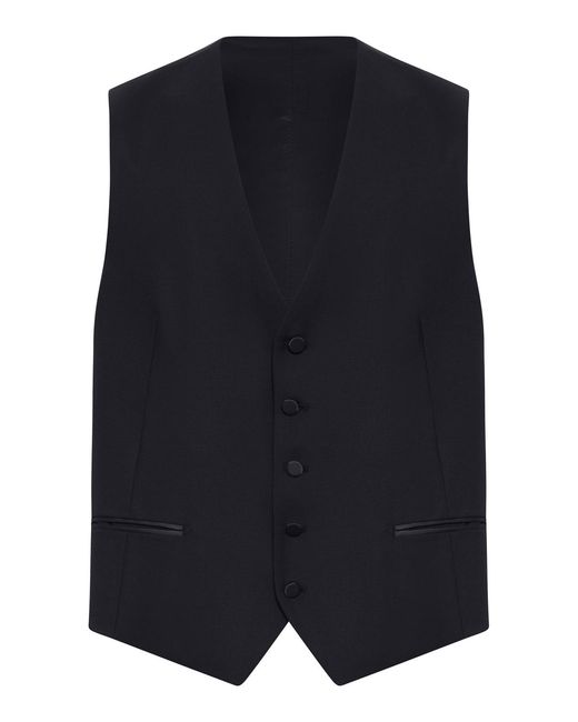 Tagliatore Black Tailored Single-Breasted Suit for men