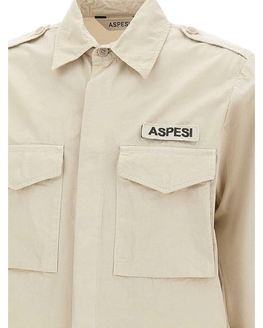 Aspesi Natural "Field" Shirt for men