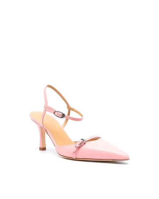 Aeyde Pink Medium Heeled Sandals