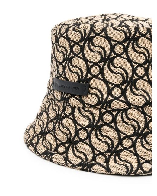 Stella McCartney White Wave Bucket Hat