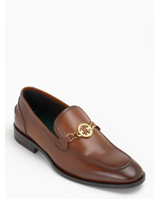 Roberto Cavalli Brown Loafers for men