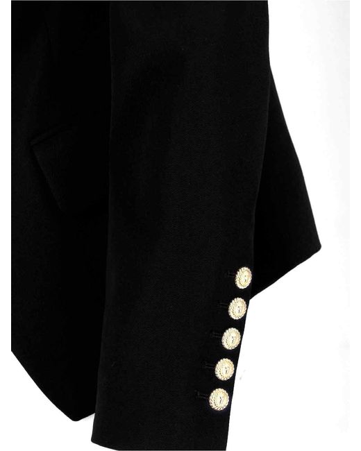 Balmain Black Blazer Doppiopetto