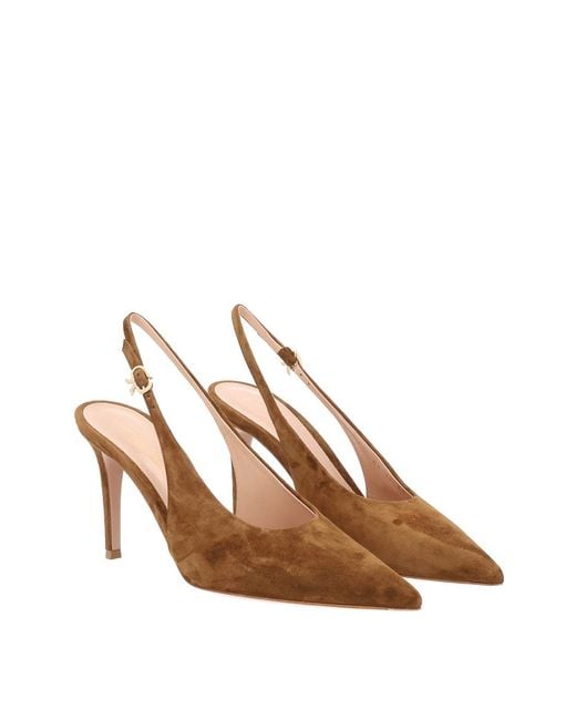 Gianvito Rossi Brown Shoe Robbie
