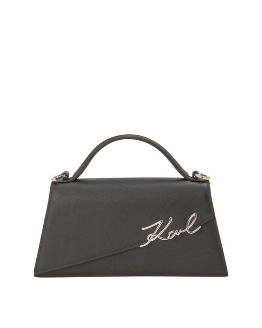 Karl Lagerfeld Black Shoulder Bag