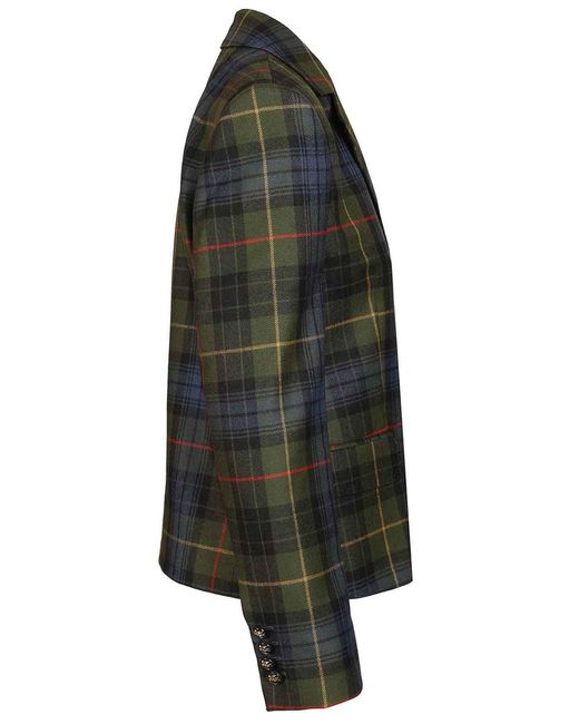 Etro Black Single-Breasted Blazer