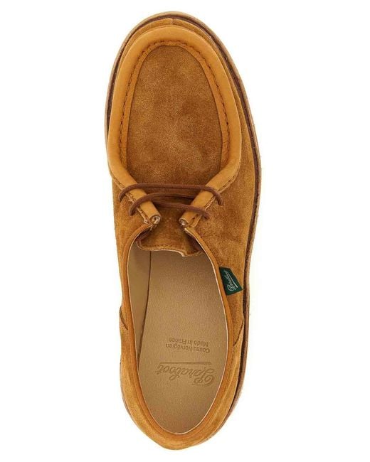 Paraboot Brown Michael Derby Shoes for men