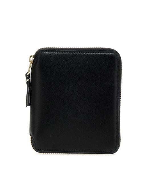 Comme des Garçons Black Check Print Wallet for men