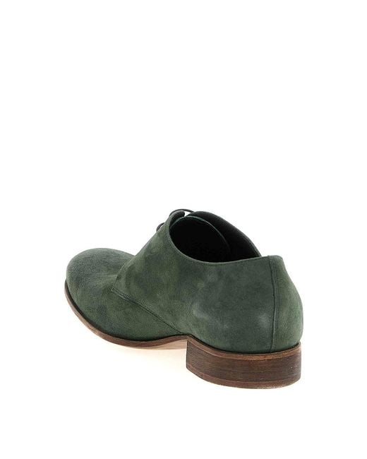 Julian Fashion Green Suede Lace Up for men