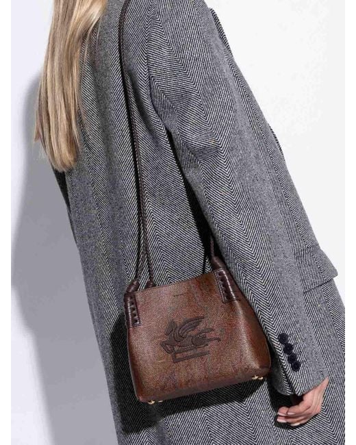Etro Brown Shopping Libra Arnica