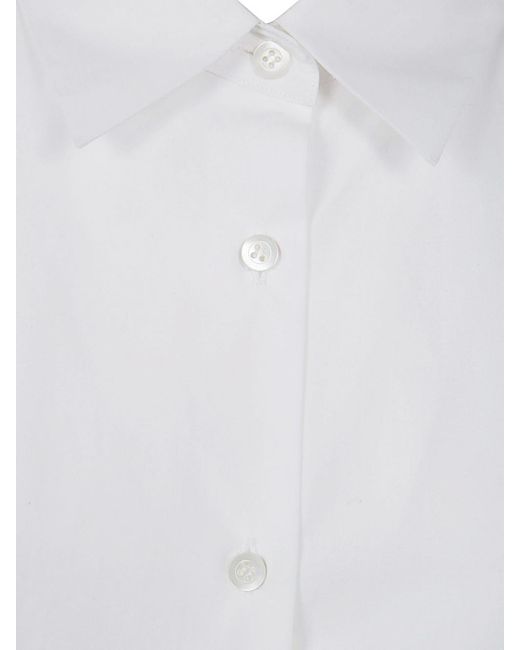 Dries Van Noten White Casio Shirts