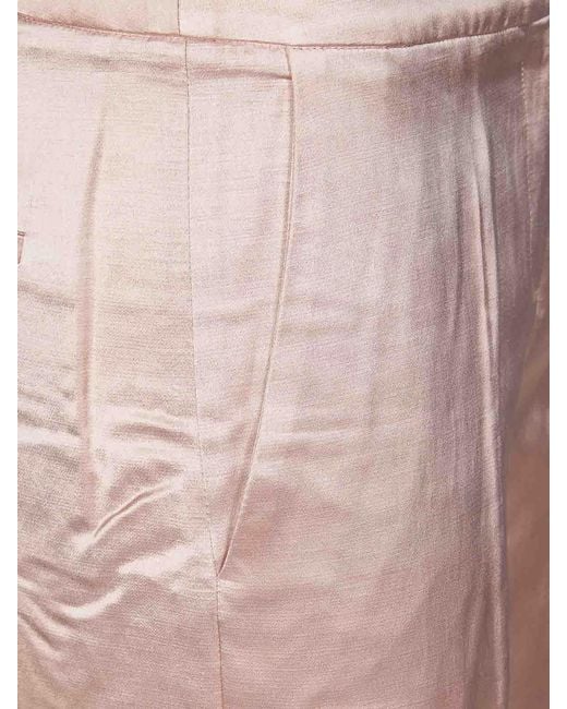 ANDAMANE Pink Straight Trousers