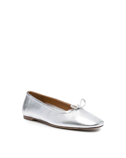 Aeyde White Delfina Pumps