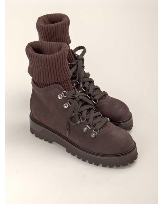 Le Silla Brown Ankle Boots