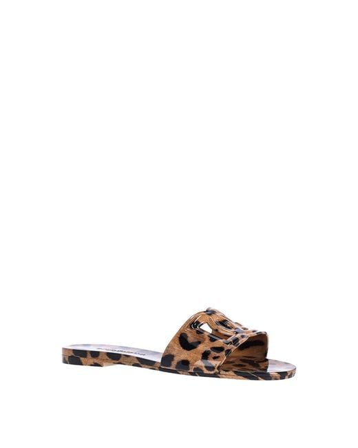 Dolce & Gabbana White Dg Sandals