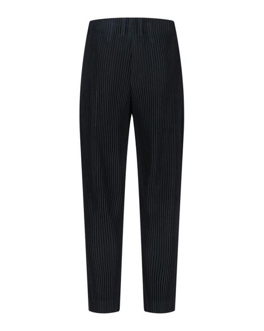 Homme Plissé Issey Miyake Black Pants for men