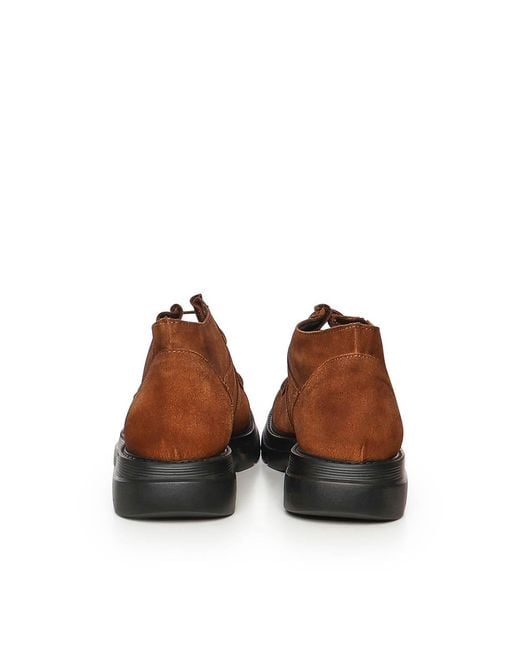 Giuliano Galiano Brown Caviar Suede Ankle Boot for men