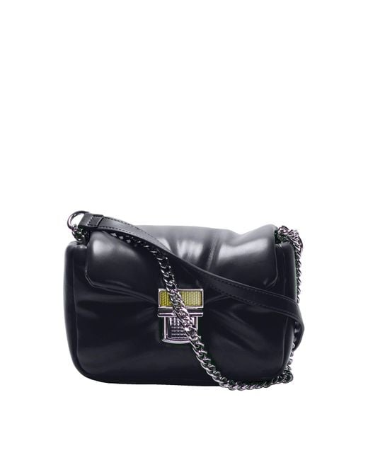 MSGM Black Click Bag Cross Body for men