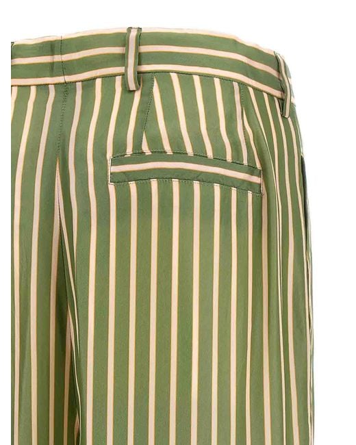 Dries Van Noten Green Penn Pants