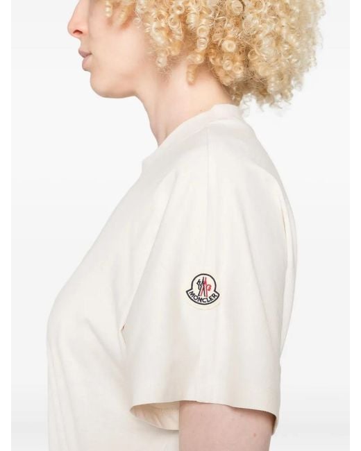 Moncler White Short Sleeve Shirt