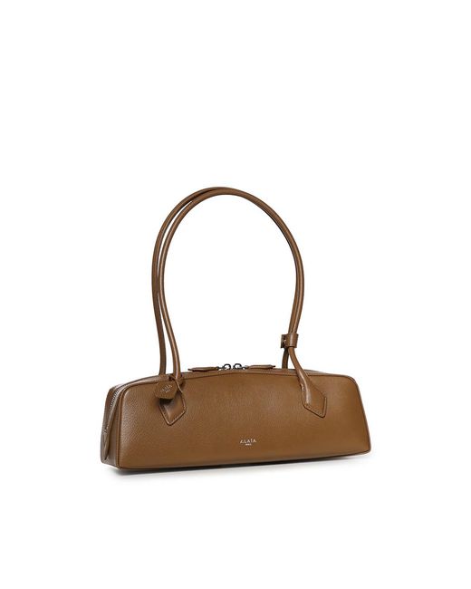 Alaïa Metallic Le Teckel Medium Leather Shoulder Bag