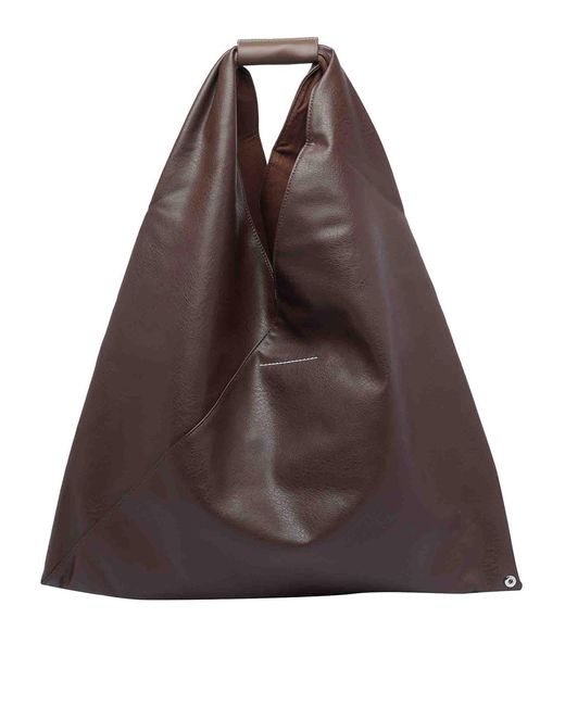 MM6 by Maison Margiela Brown Japanese Shoulder Bag