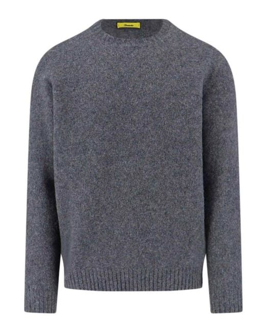 Drumohr Gray Wool Sweater for men