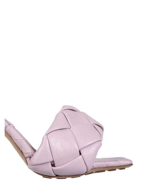 Bottega Veneta Pink The Lido Sandals