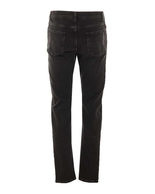 Dolce & Gabbana Black Denim Pants for men
