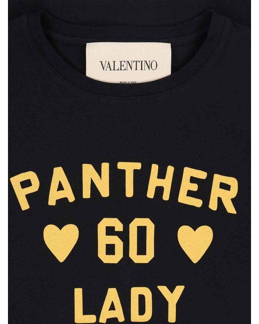 Valentino Garavani Black Printed T-Shirt