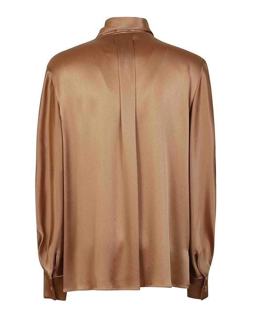 Alberta Ferretti Brown Shirt