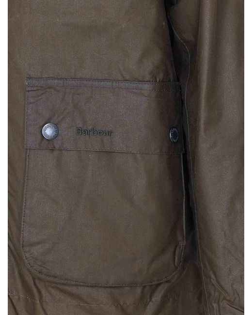 Barbour Gray Modern Bedale Wax Jacket for men