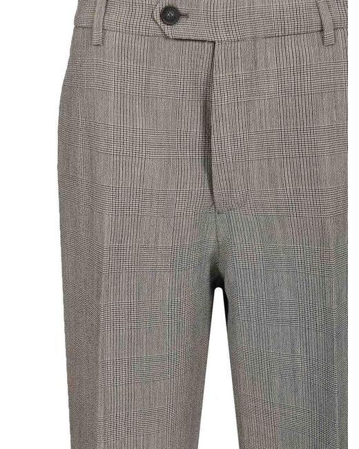 Golden Goose Deluxe Brand Gray Slim Fit Trousers for men
