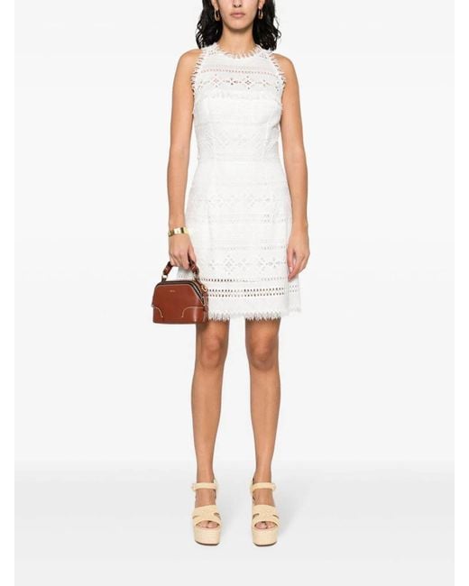 Ermanno Scervino White Day Dress