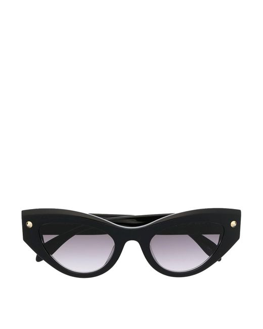 McQueen Black Cat Eye Sunglasses