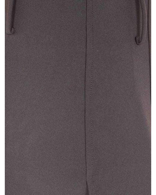 DR. HOPE Gray Polyester Towels Skirt