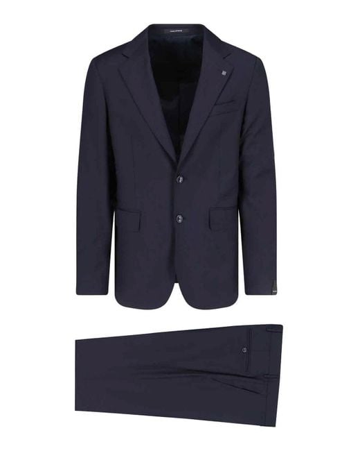 Tagliatore Blue Single -Breasted for men